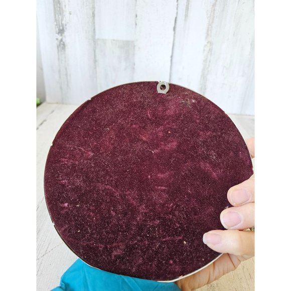 Hanging Mary heart religious decor immaculate vintage - Picture 5 of 5